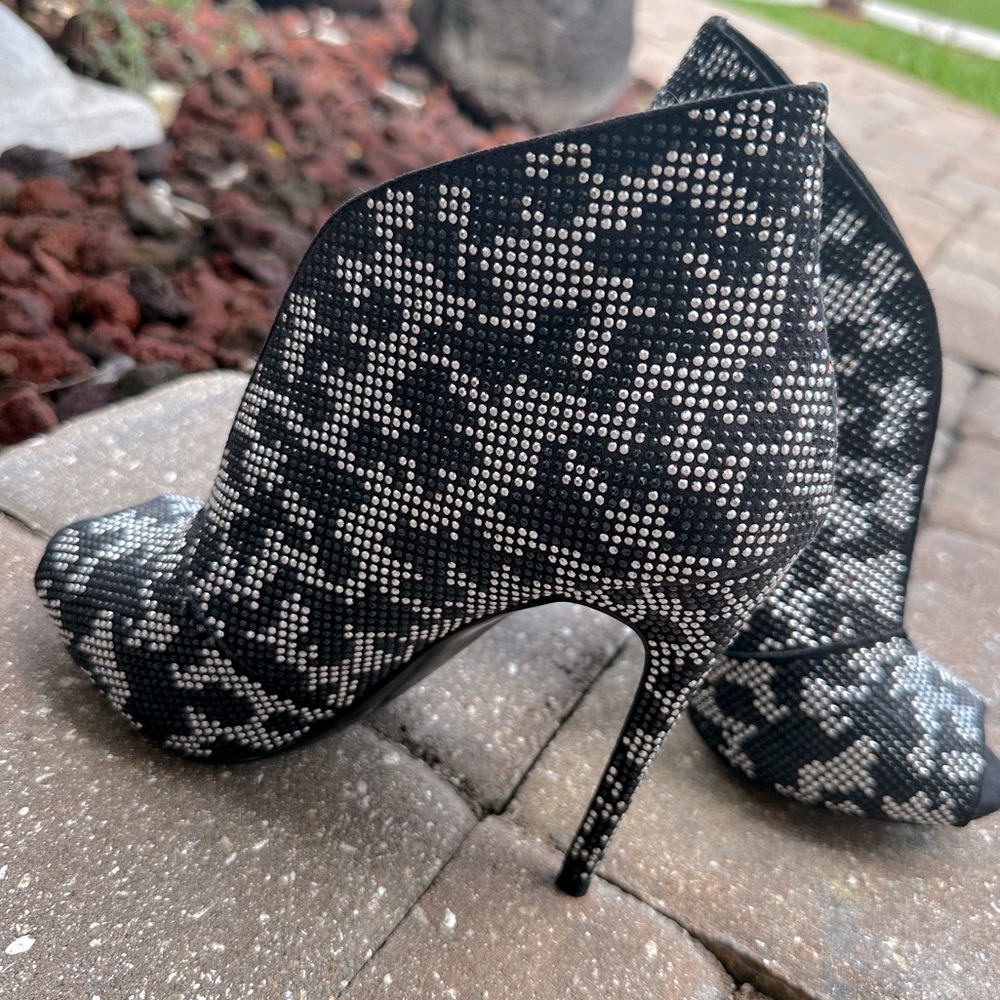 Steve Madden - St. Lucia peep toe ankle boot.